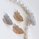 Медный универсальный цирконий из жемчуга, ожерелье ручной работы, аксессуары, легкий роскошный стиль