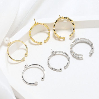 Simple ring ring copper plated real gold jewelry accessories