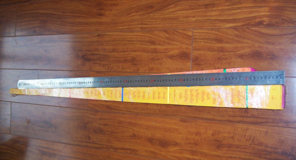 Tibetan Buddhist secret Buddhist statues of Buddhist statues containing supplies Saints' middle shaft proditions 110cm long