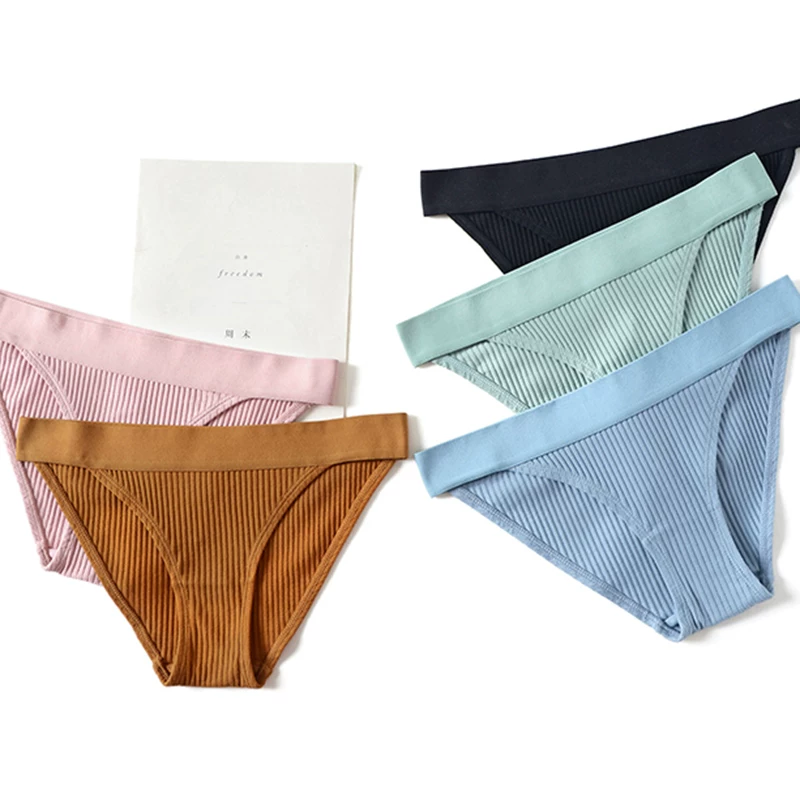 Хлопковое дышащие удобные нижнее белье, sexy pantalоны, тонкие брюки