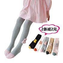 Girls leggings spring and autumn Foreign Princess childrens pantyhose cotton outside wear little girl socks