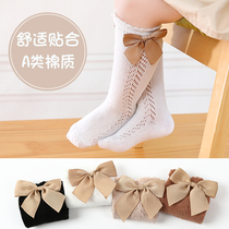 Childrens socks summer thin girls Princess summer socks baby socks barrel does not the leg 3-year-old 0-1 baby