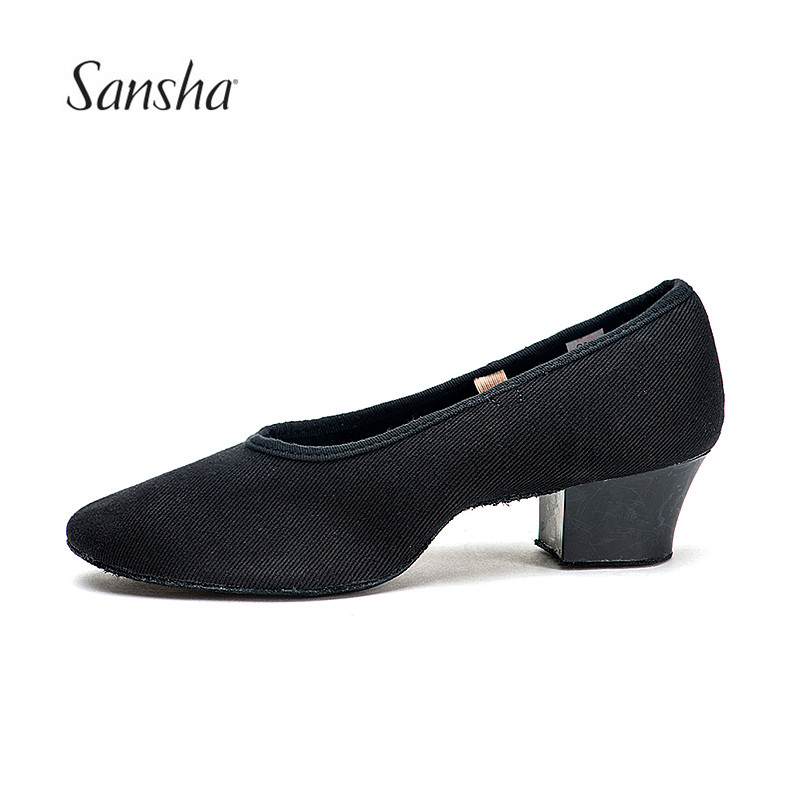 Sansha French Sansha national belly dance canvas face leather sole ballet shoes teacher practice shoes exam shoes
