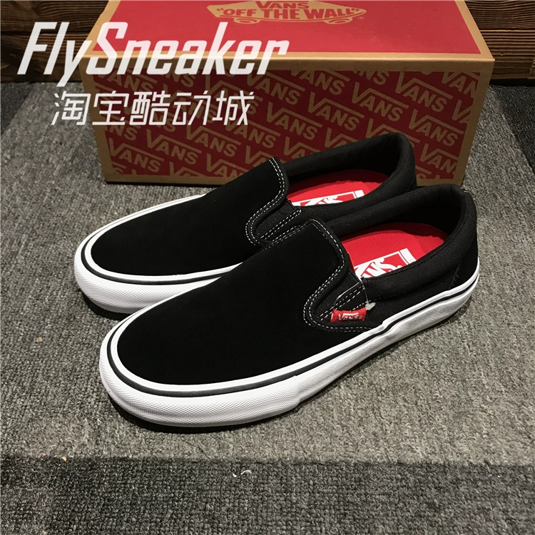Chính hãng Vans / Vance Slip On Pro Giày vải nam nữ một bước VN00097M9X1 - Dép / giày thường