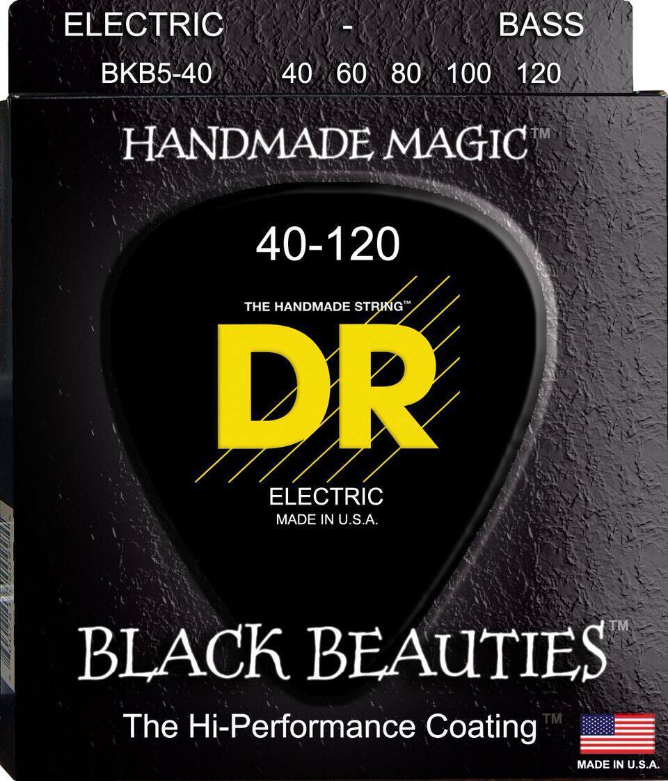 Beauty and production DR BKB5-40 BKB5-45 Black Beauty five-string bass string coated electric bass strings-Taobao