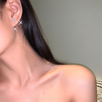 BOONEE◆ Original design minimalist character diamond mounted earrings star ear nail