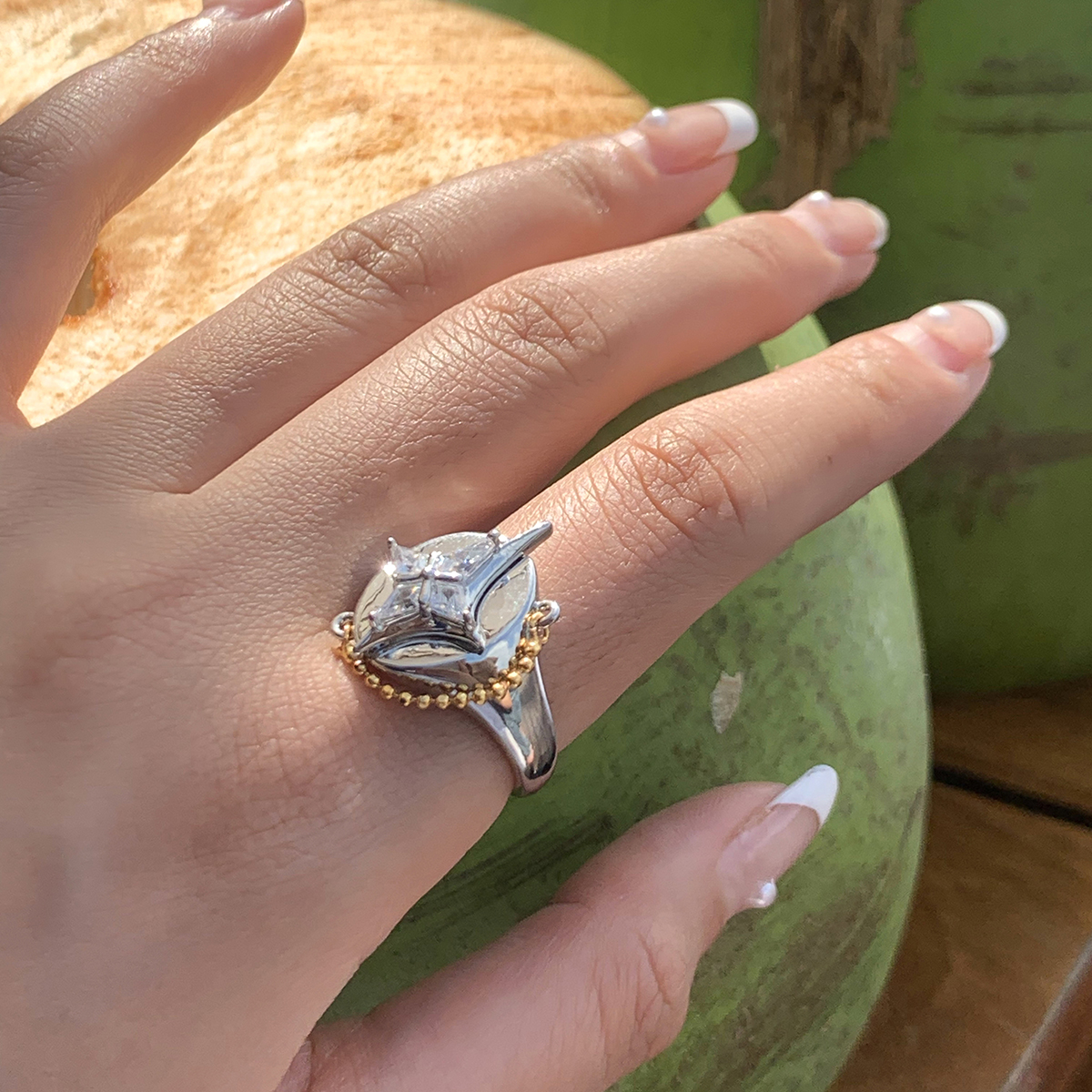 Boonee◆ Original Mysterious Planetary Series bundled stars fashion ring Kite Zircon ring ring