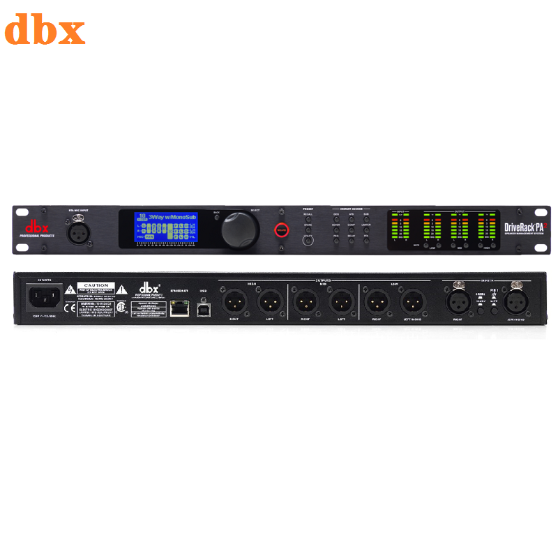 DBX professional digital audio processor DriveRacknbsp PAP effect 2 in 6 out audio peripheral original