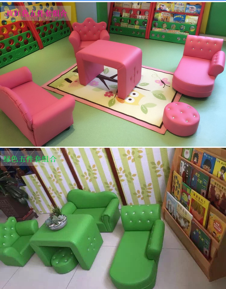Khuyến mãi! Trẻ em mẫu giáo sofa ghế kết hợp của nghệ thuật giấy Hàn Quốc dễ thương ít bé gái sofa chúa vương miện - Ghế sô pha sofa phòng khách giá rẻ
