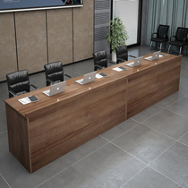 Training table and chair combination educational institutions long-bar tutoring class venue podium conference table leadership reception