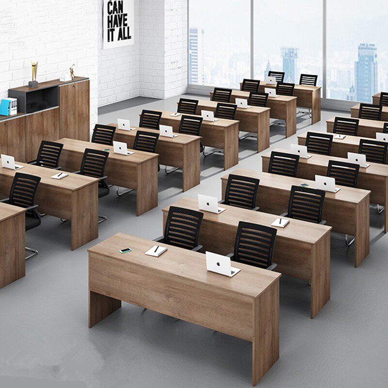 Training table strip table conference table strip table school institution office desk and chair combination remedial class double desk strip