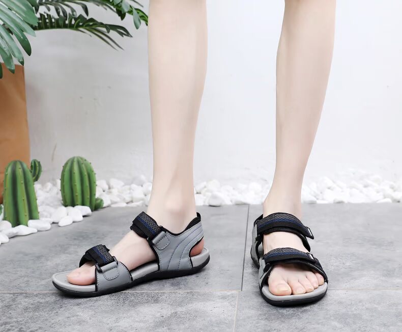 Dép cao su Việt Nam nam bình thường mùa hè Hàn Quốc thể thao học sinh nam giày đi biển 2019 mới - Sandal giày boot nam