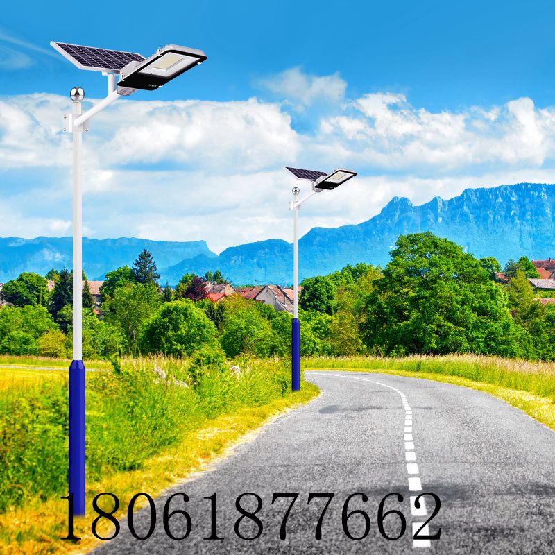 Solar street light wall led waterproof outdoor light new rural household pick arm super bright high power garden light