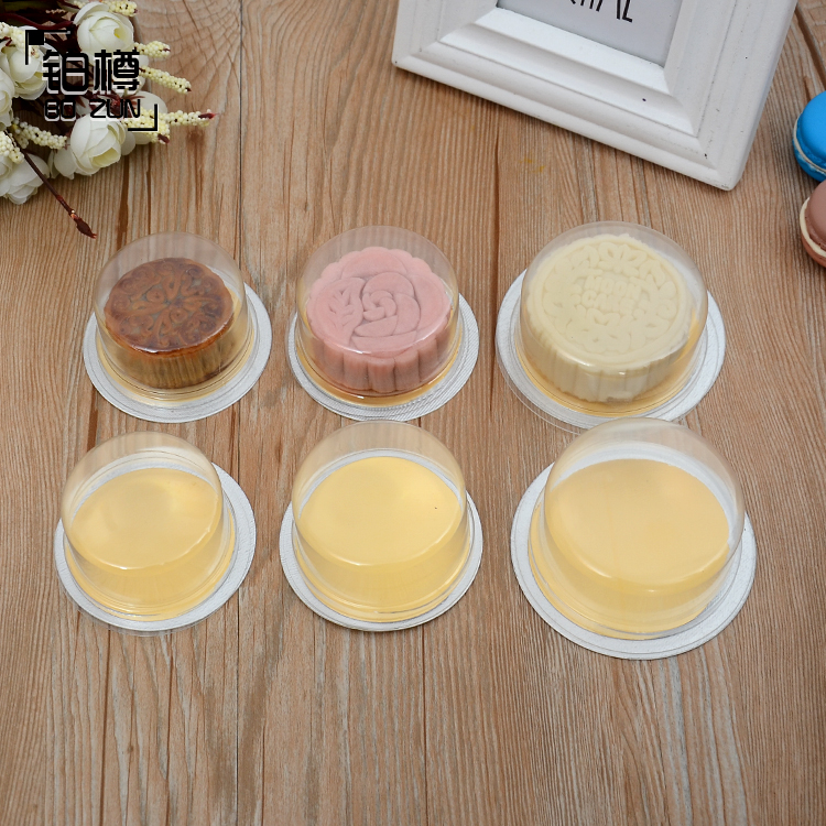 Green Bean Cake Blister Packaging Box Transparent Aluminum Foil Seal Mooncake Please Egg Yolk Crisp 100