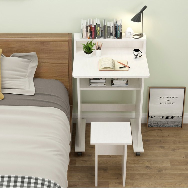 Bàn máy tính phòng ngủ nhà lười bàn dài 50-60-70cm đơn nhỏ đầu giường có thể tháo rời viết bàn nhỏ - Bàn bàn vi tính đẹp