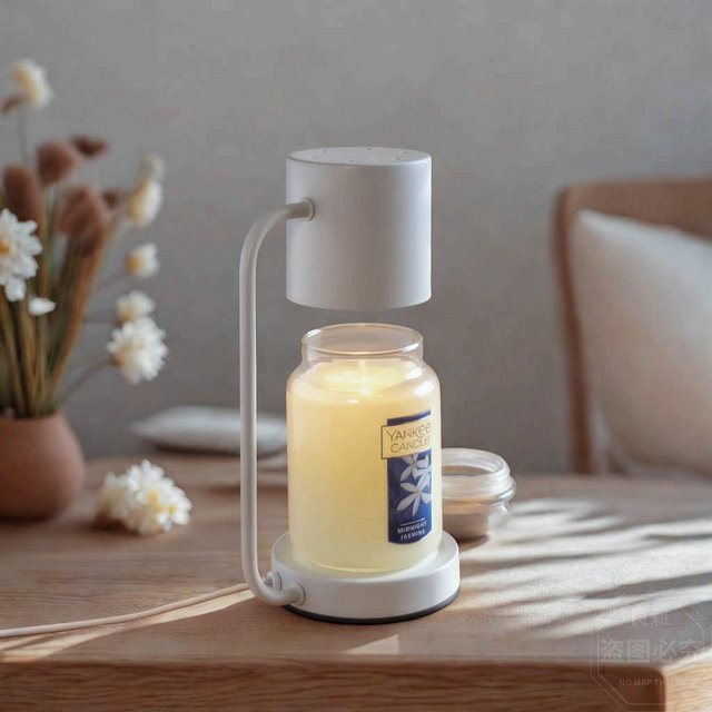 Fragrance wax lamp Nordic fireless scented candle lamp bedside table lamp bedroom atmosphere lamp melt candle lamp night light
