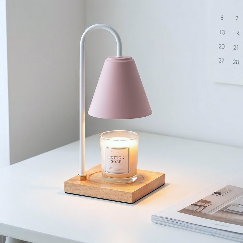 ins Aromatherapy Wax Melting Lamp Candle Warmer Bedside Table Lamp Diffuser Light Luxury Atmosphere Night Light Decorative Lamp