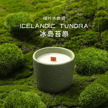 Gypsum Aromatherapy Essential Oil Candle Cup Incense Indoor Fragrance Sleep Aid Calming Candlelight Niche High-End Birthday Gift