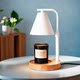 Simple Adjustable Aromatherapy Lamp for Bedroom, Dimmable, Timer, Bedside Table Lamp, Candle Melting Diffuser, Flameless Wax Melting Lamp, Ambient Light