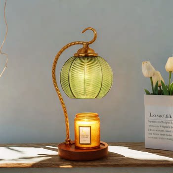 Retro Accessible Luxury Aromatherapy Lamp, Melted Wax Lamp, Scented Candle Lamp, Living Room Bedside Table Lamp, Night Light, Ambient Light, Warm Candle Lamp