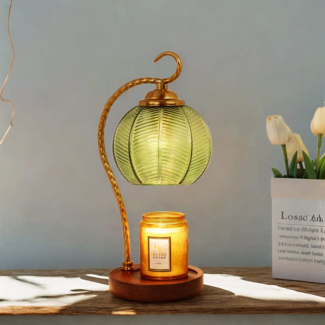 Retro Accessible Luxury Aromatherapy Lamp, Melted Wax Lamp, Scented Candle Lamp, Living Room Bedside Table Lamp, Night Light, Ambient Light, Warm Candle Lamp