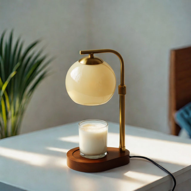 Cream-Style Adjustable Fragrance Wax Melting Lamp, Candle Melting Lamp, Candle Aroma Lamp, Bedroom Bedside Table Lamp, Night Light, Ambient Light