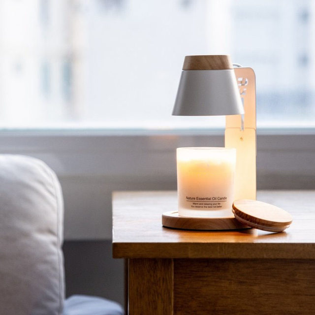 Nordic Simple Adjustable Night Light, Wax Melting Lamp, Candle Melting Lamp, Decorative Table Lamp, Aromatherapy Candle Lamp, Bedroom Bedside Lamp