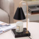 Marble scented candle lamp melted wax lamp hot melt lamp melted candle lamp desk bedside reading lamp atmosphere night light
