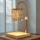 Crystal Glass Adjustable Aromatherapy Wax Melting Lamp Bedside Table Lamp Scented Candle Melting Lamp Bedroom Night Light Floor Lamp