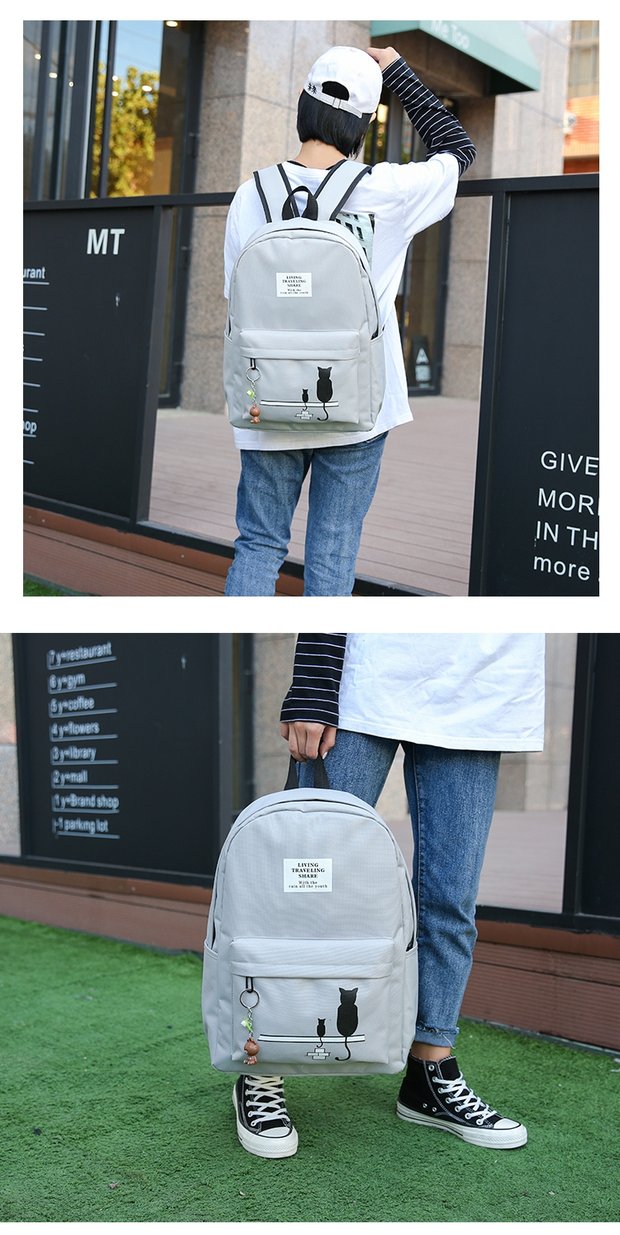 Ins bag nam và nữ Phiên bản Hàn Quốc của học sinh trung học cơ sở ba lô thời trang xu hướng thời trang giới trẻ balo trẻ em mẫu giáo
