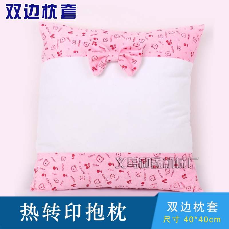 Thermal Transfer Baby Suede Blank Bilateral Pillowcase Thermal Transfer Pillowcase Sofa Cushions Individuality DIY Wholesale Price Sale
