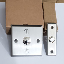 Access Door Button button Ming dress 86 Type of stainless steel Access Control Switch Panel Reset Metal switch Embedded