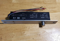 Access control Electric insertion lock concealed six-wire time-lapse electrifying locking electric mortise lock glass door lock electrifying unlocking feedback lock door