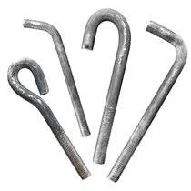 Ground Bolt New Hot Galvanized Steel Structure Embedded 7 word welded plate High strength street lamp special Q235B material