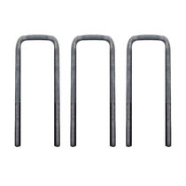Steel I-steel suspension beam pick-up construction square U type wire rod natural color pre-embedded stone bolt fixed type AB type card