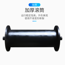 Custom unpowered drum set made of stainless steel abrasion resistant polyurethane rubber roller coated rubber roller rubber silica gel drag roller