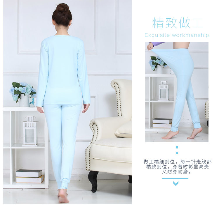 Phụ nữ mang thai Qiuyi Qiuku phù hợp với cho con bú dịch vụ nhà điều dưỡng đồ lót quần cotton XL 200 pounds dòng quần