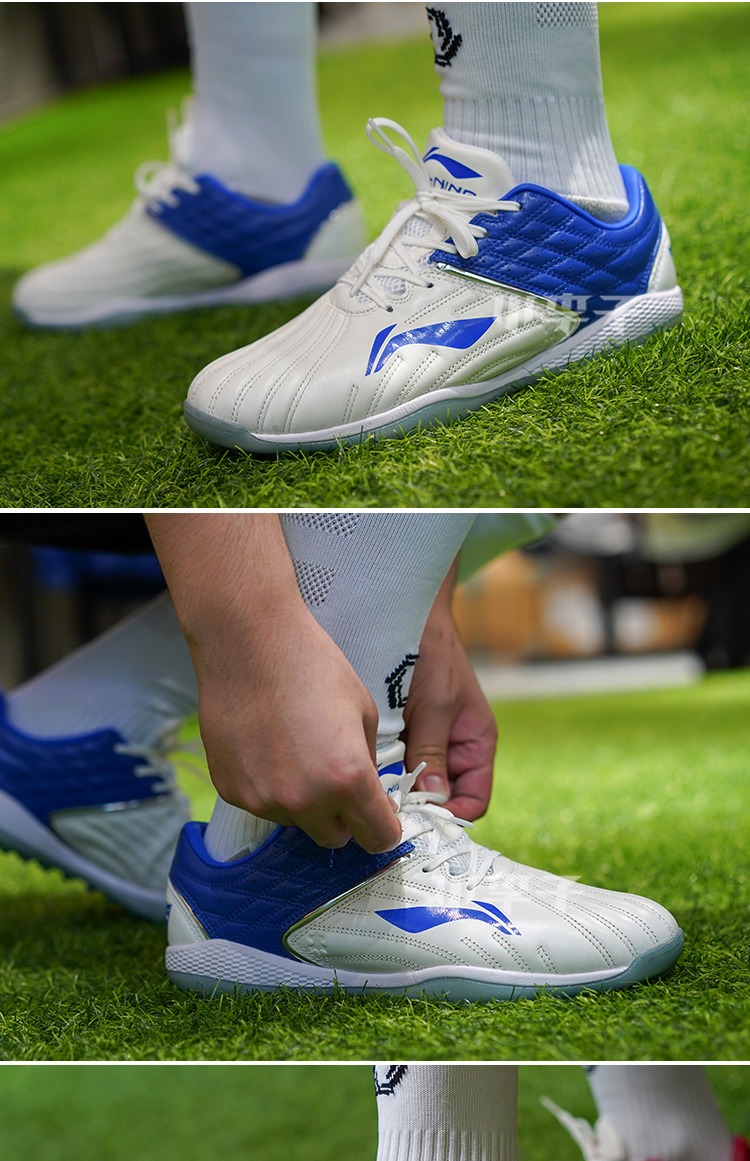 Xiao Li Zi Li Ning giày bóng đá sê-ri kangaroo da TF gãy móng AG móng tay ngắn dành cho người lớn giày bóng đá nam đào tạo giày giày thể dục nam