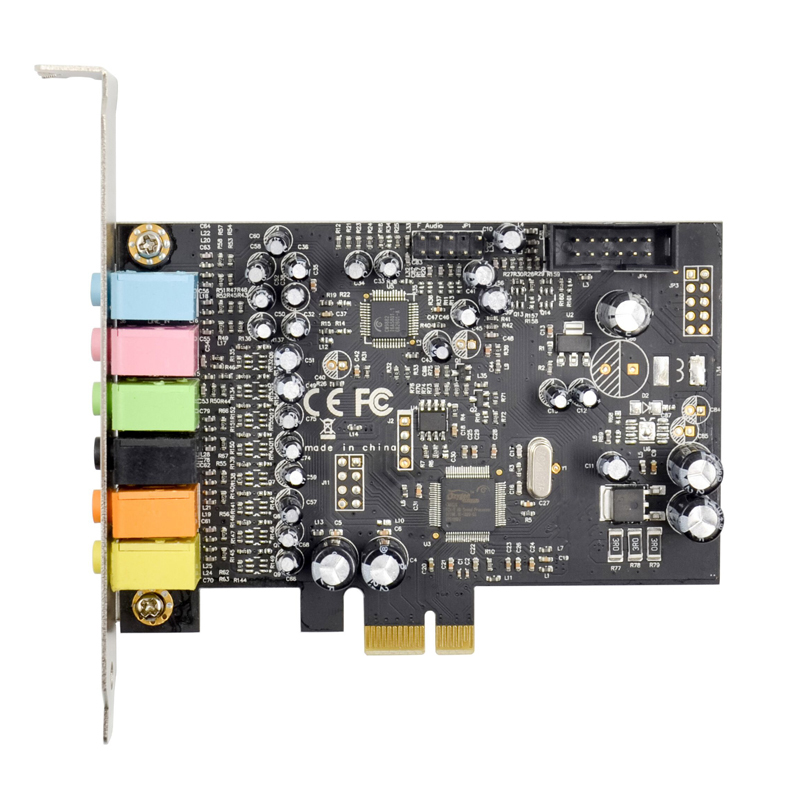 PCI-E 7 1 digital built-in PCIE soundcard PCIE soundcard supports front audio