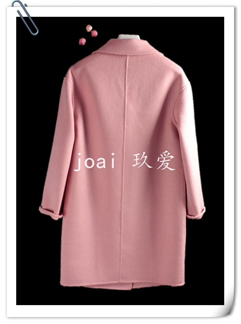 Quần áo nữ YM ★ mùa thu làm bằng tay hai mặt áo len dài áo khoác 6D16 áo khoác nữ đẹp 2021