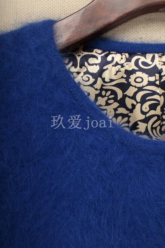 Autumn 爱 Joai mùa thu của phụ nữ fur Lông thỏ khâu lông nhung dày lông dài lông ngắn 8700-3 áo khoác lông cừu nữ