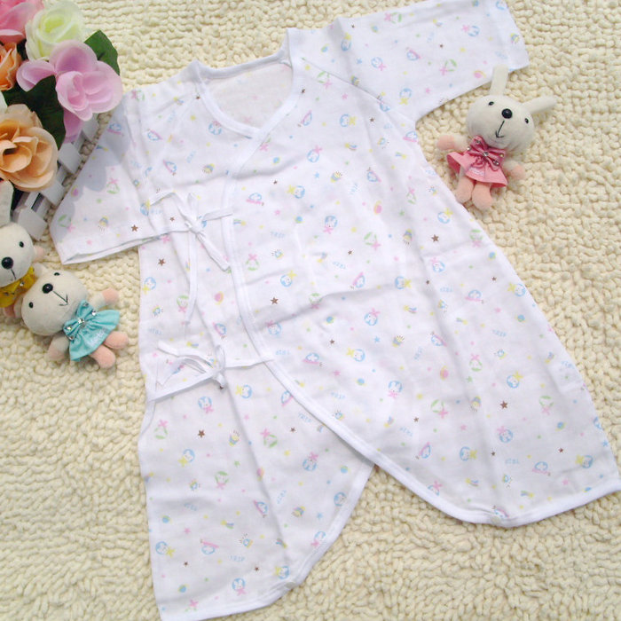 Baby Hardware Pure Cotton Gauze Butterfly Clothes Newborn Gauze Connector Hardclothes Summer High Confidential Gauze