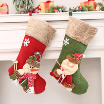 Christmas new gift bag Candy Bag Gift Socks Christmas Presents Seniors Snowman pendant Christmas Eve gift socks