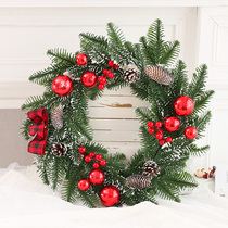 Christmas Decorations Rattan Floral Ring Decorations 1 4 m Rattan Floral Ring Hanging Accessories Shop Window Scene Decoration Placement Door Hanging