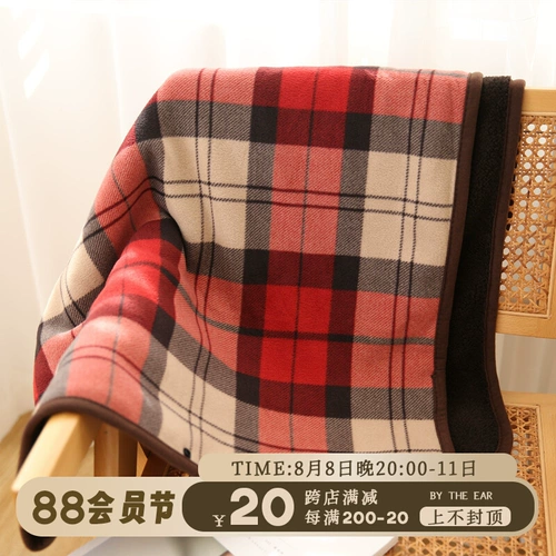 Демисезонное удерживающее тепло фланелевое бархатное одеяло, накидка