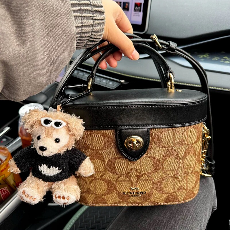 Hong Kong Genuine 2025 New Fashion Brand Luxury Genuine Leather Versatile Box Bag for Commuting, High-Quality Handbag and Crossbody Bag