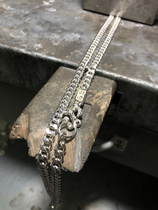 Linang Studio Out of the Pine Tiger Button Tank Chain Silver System (Spot)