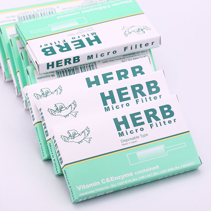 Japan original imported green small bird cigarette holder HERB green bird cigarette holder herbal disposable filter cigarette holder sponge-Taobao