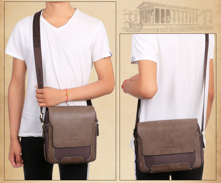 Đặc biệt hàng ngày Túi Kangaroo ánh sáng nam Oxford vải canvas thể thao túi nam Vai túi Messenger ba lô nam may balo