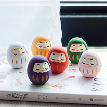 In stock Japan Nakagawa Masashi Store Clay blessing wish small Dharma luck ornaments with auspicious signs